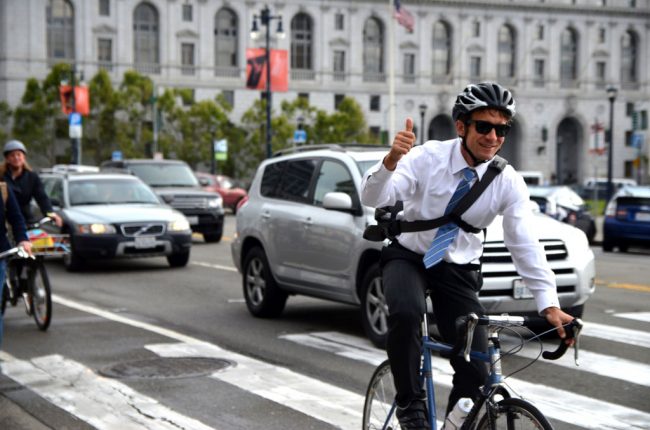 How to cycle in the rush hour safely