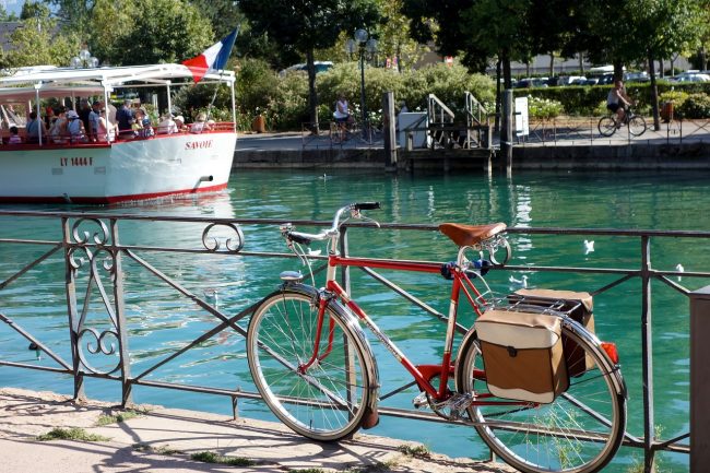 Bicycle touring in France