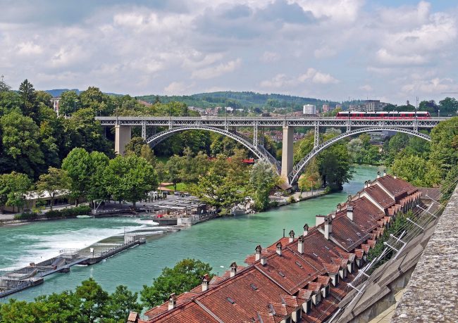 The Aare River Bicycle Trail