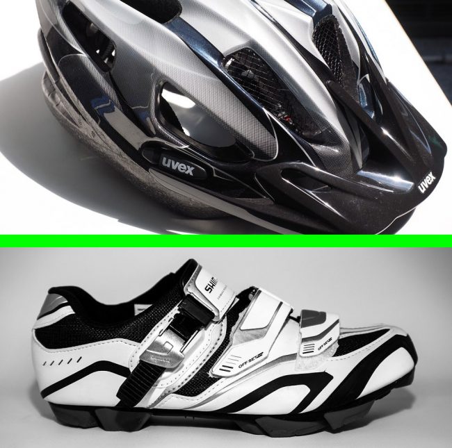 How to clean cycling shoes and helmet