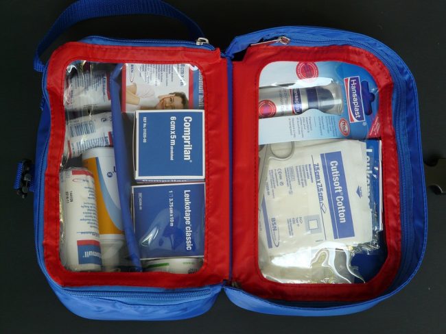 First Aid Kit for bicycle touring