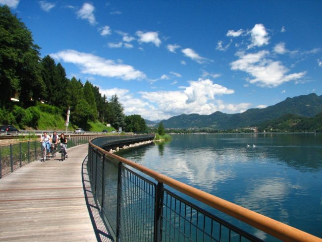 Bicycle touring with the family: the Valsugana Cycle Track