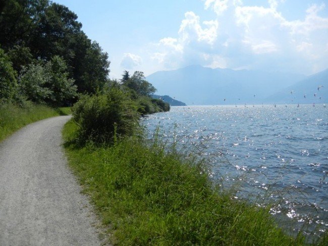 The Valchiavenna bicycle trail