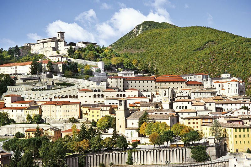 Bicycle touring in Cascia and surroundings, on the Mounts of Santa Rita