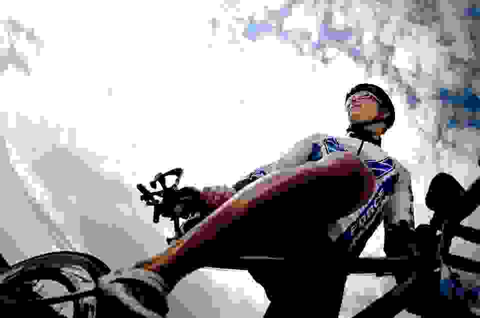 The muscles used by the cyclist in each discipline